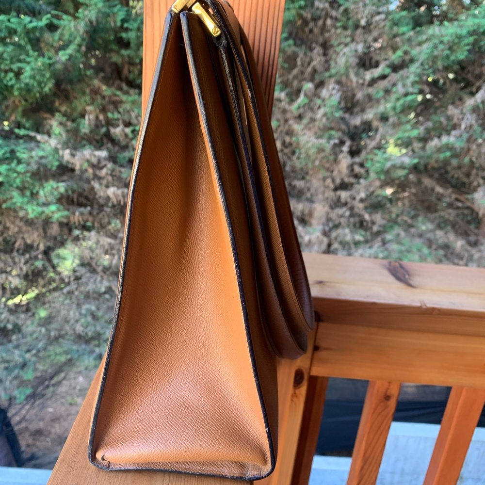 ❎ HOLD Bally Top Handle Shoulder Bag with Turnlock, Rare Vintage - Picture 5 of 12